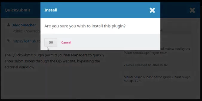 Install Plugin OJS Menggunakan Plugin Gallery e-padi