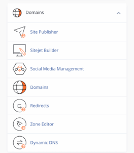 cara membuat subdomain di cPanel - menu Domains by e-Padi
