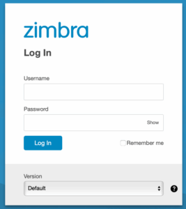 Tanya Jawab Zimbra Mail - Halaman login Zimbra Web Client by e-Padi