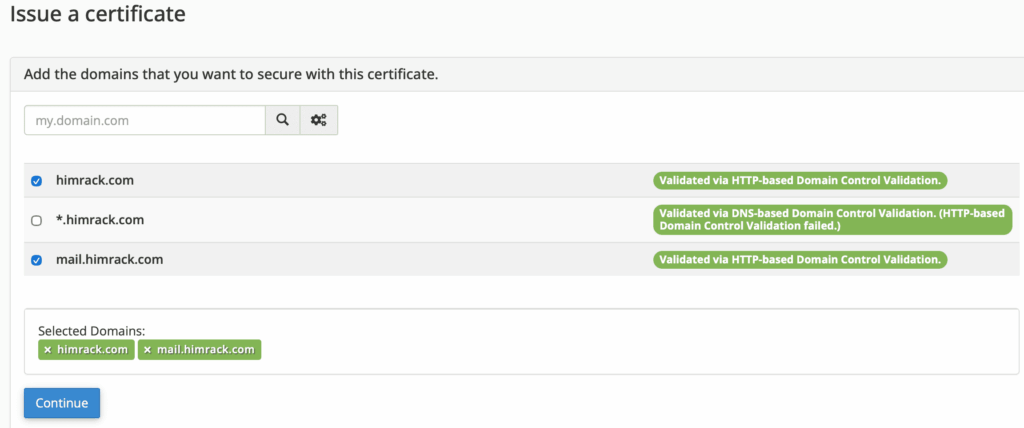 Validated via HTTP-based Domain Control Validation - e-Padi