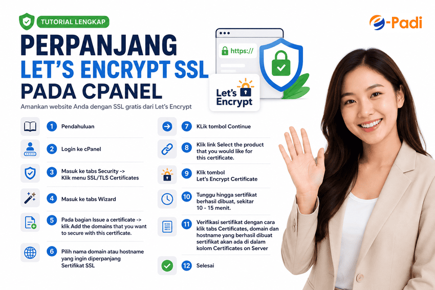 Perpanjang Lets Encrypt SSL pada cPanel - e-Padi